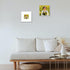 Golden State Art 8x8 Aluminum Picture Frame - Silver, with Mat for 4x4 Photo or Without Mat for 8x8 Photo
