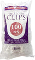 Party Essentials Clear Hard Plastic Table Cover Clips (Case of 100)