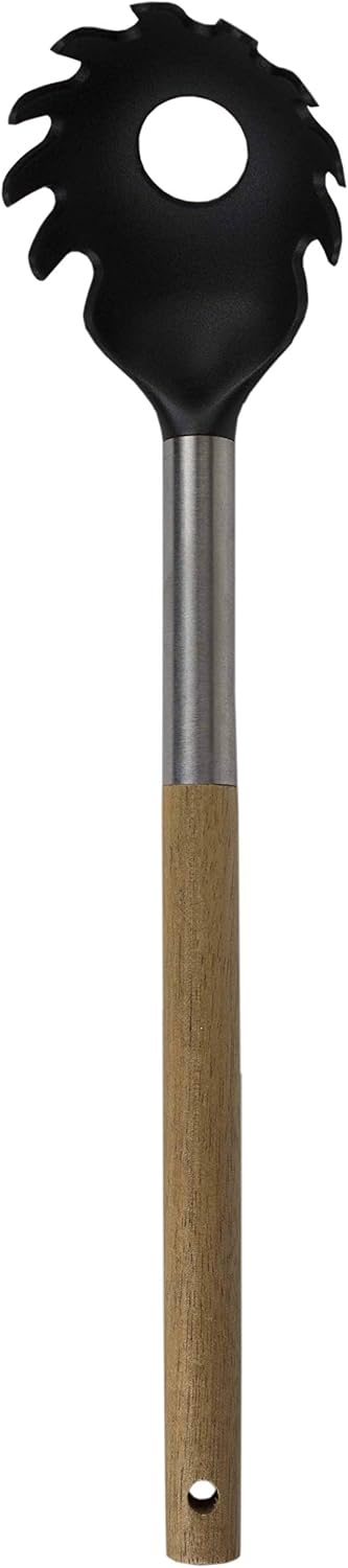Home Basics KT41471 Pasta Server in Natural/Black