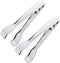 Ice Tongs for Ice Bucket 6-3/4 Inch - Set of 2 Premium 18/8 Stainless Steel Tongs with Teeth