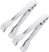 Ice Tongs for Ice Bucket 6-3/4 Inch - Set of 2 Premium 18/8 Stainless Steel Tongs with Teeth