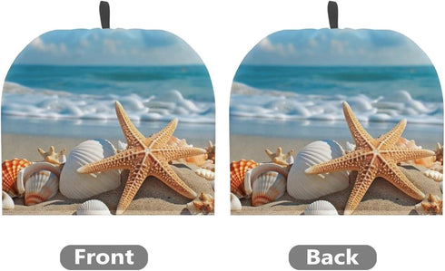 Starfish Teapot Cozy Keep Tea Warm Insulation Teapot Cozies Tea Pot Cover Kitchen Accessory for Hounsewife Gift Tea Pot Cover Dust Proof Portable Kettle Cover Blue