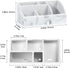Countertop 5 Luxspire Electric Toothbrush Holders, Bathroom Organizer Caddy Slots Resin Large Toothbrush Holder Caddy