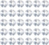 PATIKIL K9 Crystal Octagon Beads 2 Holes Pendants, 60 Pack 20mm Chandelier