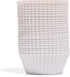 The Silicone Kitchen 24 Pack Reusable Silicone Baking Cups, Non-Toxic, BPA Free & Dishwasher Safe, Designer White