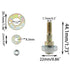 4PCS M8x45MM Rocking Chair Hardware - Metal Rocking Chair Bearing Connector, Mechanical Bearing Iron