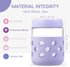 6-Pack 16 oz Gemice Overnight Oats Containers with Lids and Silicone Sleeves, Glass Mason Jars with Airtight Lid