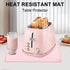 Clean(1Pack 19.7" 15.7") Pink Toddler Placemat-Non Slip Placemat for Girl Baby, Portable Food Mat Reusable Placemats