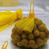 EBOCACB 100pcs (24inch Seafood Boiling Bags, Plastic Reusable Mesh Produce Bags, Crawfish Bags Boiling Bags, Mesh Onion