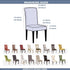 Set 4, Chair Covers for Dining Chair of Stretchy Soft Parson Chair Covers Removable Washable Kitchen Dining Room Chair
