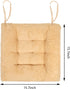Cashmere Plush Chair Seat Cushion, Soft Plush Seat Pillow for Home Office, No Slip Sofa Chair Pads for Comfort
