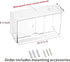 Towels,Pack 1 Cq acrylic Wall Mount Paper Towel Dispenser with Lid,Clear Folded Paper Towel Holder for Bathroom Toilet
