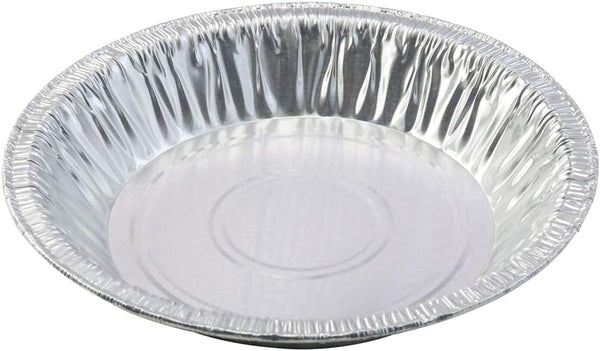 KitchenDance Disposable Aluminum Foil Mini Pie Pan, 6 Inches Round, Pack of 50