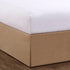 Bed Maker’s Bed Skirt, Never Lift Your Mattress, Mocha, 14 Inch Drop Length, Split Corners, Full