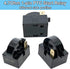 QP2-4.7 /4R7 1 Pin Refrigerator Starter PTC Relay with 6750C-0005P Overload Protector for Kenmore, LG