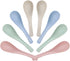 8 Pcs Plastic Spoon Dinner Spoons - Lnrkai Portable Reusable Soup Spoon Set, Lightweight & Dishwasher Safe