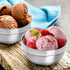 ZENFUN 6 Pack 304(18/8) Stainless Steel Bowls, 5 Inch Snack Bowls, 17 Oz Soup Bowls for Rice, Fruit, Ice Cream
