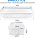 UPGRADED W10321304 Refrigerator Door Shelf Bin, Compatible with Whirlpool Refrigerator Replaces WPW10321304 PS11752778 AP6019471 2179574 2179575
