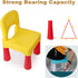2-4 burgkidz Toddler Chair Plastic for Year Old, Kids Small Chair for Little Boys Girls, Lightweight Durable Montessori