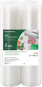 Bonsenkitchen Vacuum Food Sealer Rolls Bags - 2 Packs 8 in x 20 ft for Storage and Sous Vide Cooking