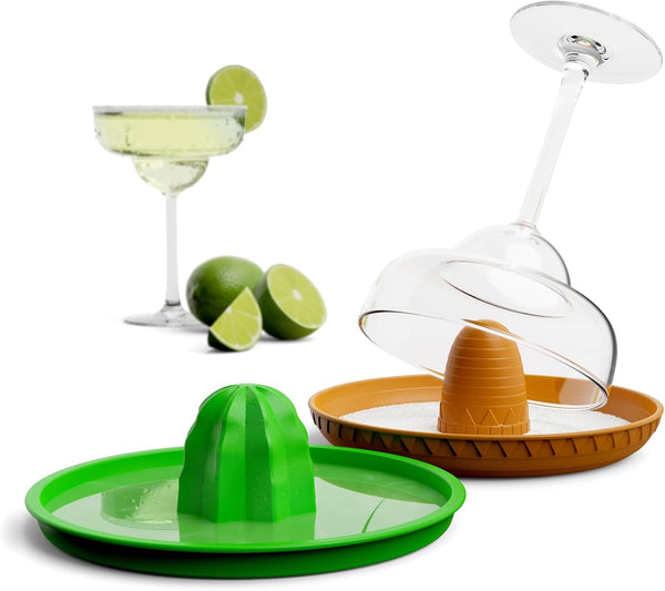 Pund'it Salt of The Border, Margarita Salt Rimmer and Manual Hand Juicer