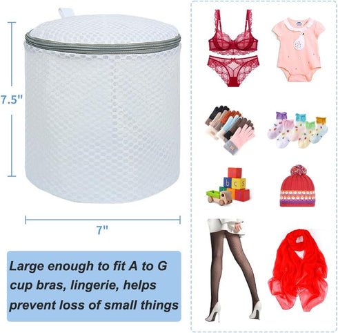Vivifying Bra Bags for Laundry, 2 Pack Honeycomb Mesh Bra Washing Bags for Laundry, Washing Machine, Lingerie, Delicates, Sock and Baby Clothes by Vivifying