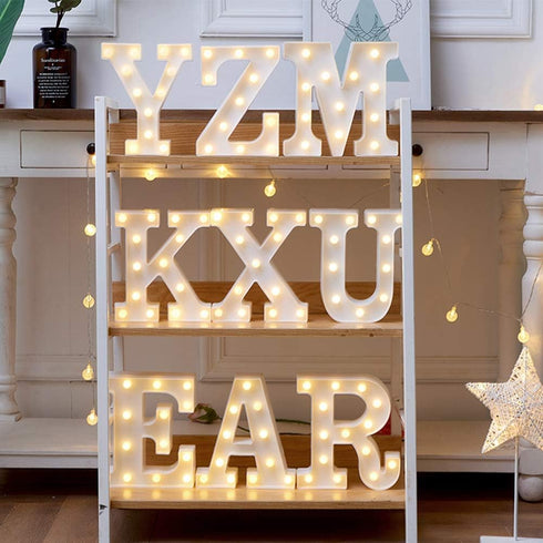 MUMUXI Marquee Light Up Letters, Large Light Up Numbers, Battery Powered for Wedding, Birthday, Party, Celebration,