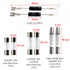 Home Microwave Oven Repair Parts Kits, HV Capacitor, Diode, Slow Blow Fuses for Replacement