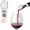 TenTen Labs Wine Aerator Pourer (2-pack), Premium Aerating Spout and Decanter Set, Gift Box Included, Rose Gold