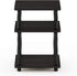 Furinno Turn-N-Tube Easy Assembly Multipurpose End Table, Side Table, Nightstand, French Oak Grey/Black