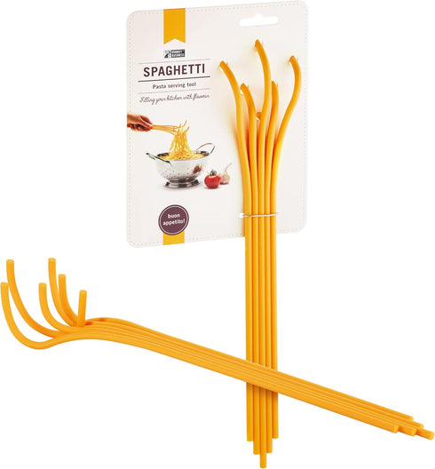 Fun Spaghetti-Shaped Plastic Spaghetti Spoon/Pasta Fork from a Series of Pasta-Inspired Kitchen