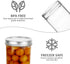 8 OZ, 8 OZ VERONES Mason Jars Canning Jars Jelly Jars With Regular Lids, Ideal for Jam, Honey, Wedding Favors, Shower