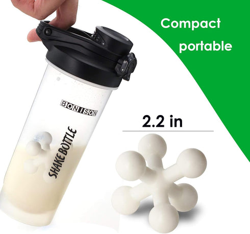 5Pcs Shaker Balls, Plastic Mixing Balls for Protein Shakes Bottle, BPA-Free, Easy Clean, Durable
