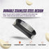 Set- Garlic Press Rocker Premium Garlic Crusher- Innovative & Fast Garlic mincer- Peeler and Scraper Included