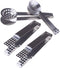 4 Pcs Stainless Steel Tea Bag Tongs, Teabag Squeezer Strainer Holder, Mini Sugar Clip Kitchen Bar Tools