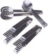 4 Pcs Stainless Steel Tea Bag Tongs, Teabag Squeezer Strainer Holder, Mini Sugar Clip Kitchen Bar Tools