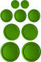 Replacement Lids for Pyrex Containers (2) 1-Cup, (3) 2-Cup, (2) 4-Cup, (2) 7-Cup (Green)