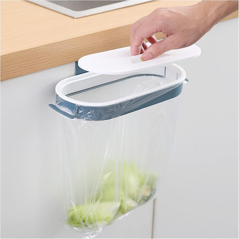 Set of 2 Trash Bag Holder Rack, Hanging Organizer Garbage Bag Holder,