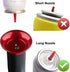 Butane Torch Kitchen Lighter, Refillable Cooking Torch with Adjustable Flame for BBQ and Desserts (red)