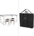 26x25 inches REDCAMP Oxford Carry Bag for Folding Table, Extra Large Strong Heavy Duty Storage Bag with Handles, Black