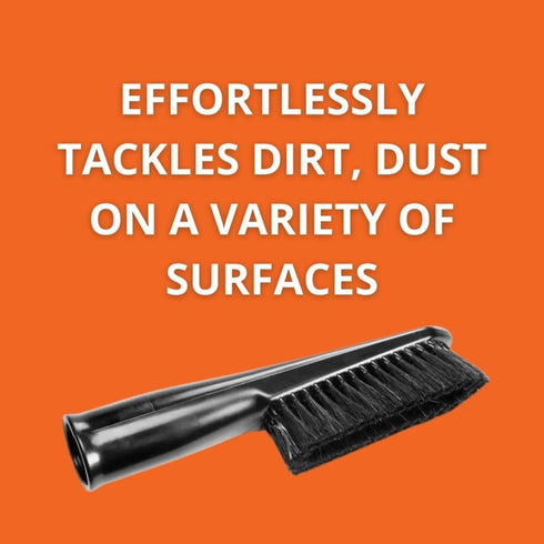 Fein Vacuum Brush for Superior Debris Removal, Natural Bristles, 4-3/4 x 1-3/4"