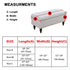 Lussenwert Ottoman Cover Rectangle, Stretch Jacquard Storage Ottoman Cover Rectangle Removable Storage Bench Cover