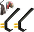 Pmsanzay 2 Pack Motorcycle Helmet Hook, Multi-Purpose Jacket Hanger, Wall Mount Rack for Keys, Bags, Cloth Display
