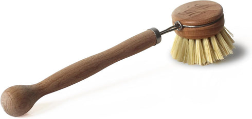 Murchison-Hume Compostable Dish Brush with Wooden Handle, Replaceable Scrubber Head, No Plastic