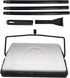 EZ SPARES Quiet Floor Sweeper with Pig-Bristles, Strong Roller Brush for Carpet Cleaning, Great for House, Office,