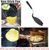 TENTA Kitchen Grip-EZ Premium Chef Series Round Flexible Large Spatula - Heat Resistant, Black