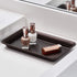 iDesign Metal Vanity Tray, Non-Slip Guest Towel Board for Cosmetics, Makeup, Jewelry, Keys, Bathroom, Kitchen, Office,
