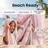3-8yr The Big Softy Hooded Towel Poncho for Kids Shark Swim Towel Beach or Pool, Soft Quick Dry Wearable Cover Up Boys