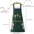 DILLMAN Women Kitchen Apron with Hand Wipe Pockets,Big Pocket,Hand-wiping, Waterproof for Cooking Baking