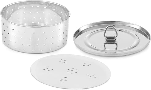 5.5"W 5.5"L 2.3"H inches KSJONE Stainless Steel Round Paneer Maker/Mould/Strainer Perfect for Making Delicious Tofu